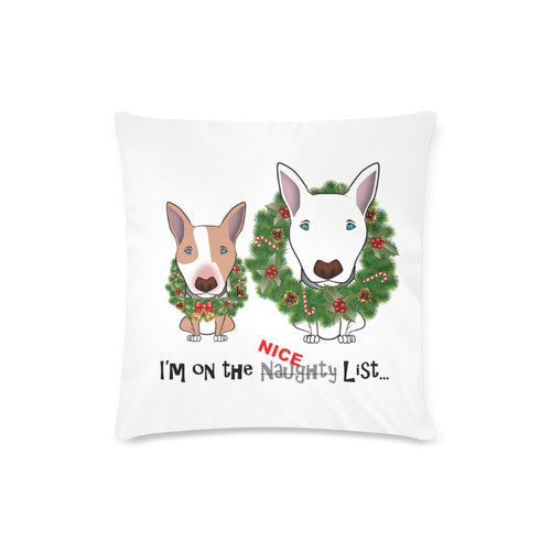 I'm on the NICE list!! Christmas Pillow Cover