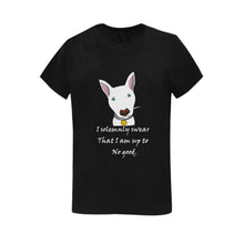 I Solemnly swear that I am up to no good Bull Terrier - Women's Shirt