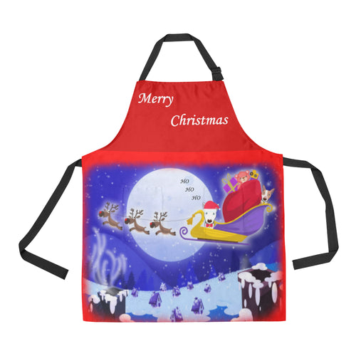 Santa Sleigh - Christmas Apron