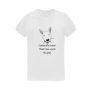 I Solemnly swear that I am up to no good Bull Terrier - Family T-Shirts