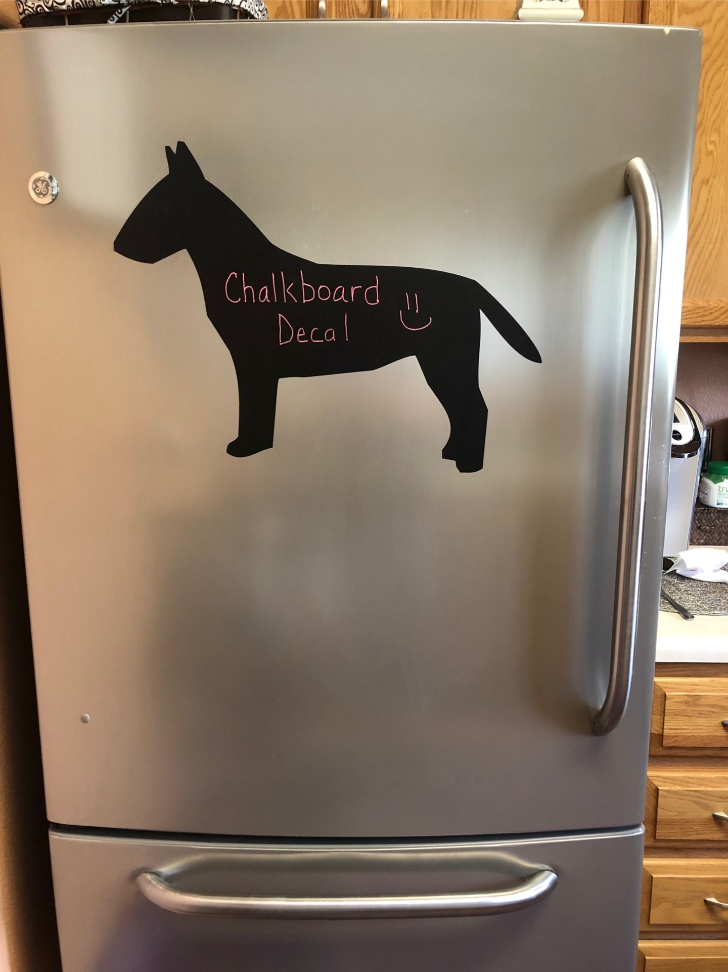 Chalkboard - Bull Terrier Cut out Decal