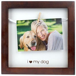 Frame - “I Love My Dog” Clothespin Frame