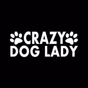 Crazy Dog Lady Decal - Sticker