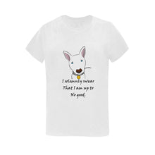 I Solemnly swear that I am up to no good Bull Terrier - Women's Shirt