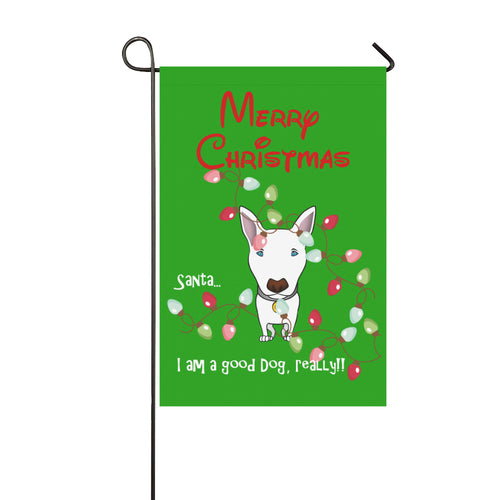 Christmas Flag - Santa, I'm a Good Dog, Really!! - Two Sizes