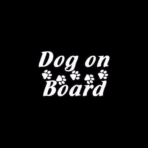 Dog on Board Decal - Sticker