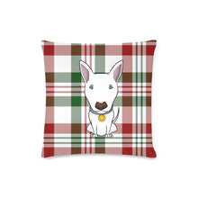 Large Plaid Christmas Pillow Cover