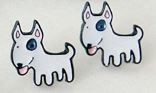 Bull Terrier Fun Fashion Earrings (Other Breeds Available)