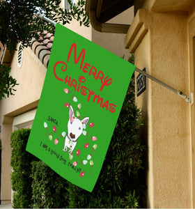 Christmas Flag - Santa, I'm a Good Dog, Really!! - Two Sizes