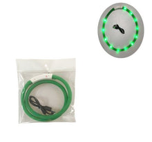 Glow-in-the-dark LED Collar ...Rechargeable USB