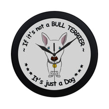 Clock - Bull Terrier - Three Images