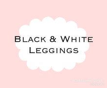 Leggings - WHITE DOG - Black and White - Two Styles