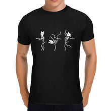 Dancing Bull Terrier Skeletons - Men's and Woman's Shirts