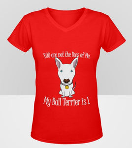 You Are Not The Boss of Me - White Dog
