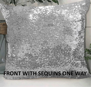 Sequin Photo Pillow Cover