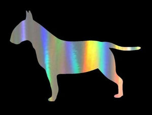 Bull Terrier Hologram Decal