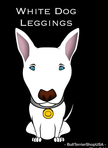 Leggings - WHITE DOG - Patterns - Three Styles