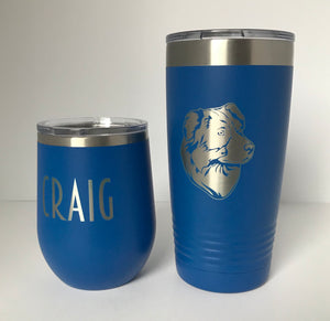 Insulated Tumblers - Coffee or Wine (follow Instructions to order)